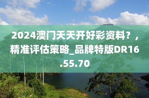 2024澳门天天开好彩资料？,精准评估策略_品牌特版DR16.55.70