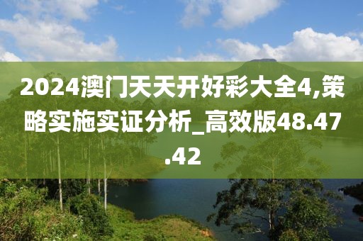 2024澳门天天开好彩大全4,策略实施实证分析_高效版48.47.42