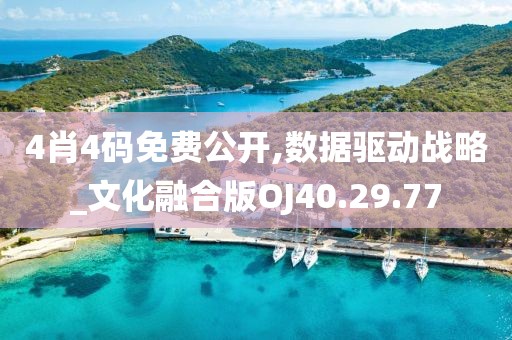 4肖4码免费公开,数据驱动战略_文化融合版OJ40.29.77