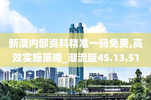 新澳内部资料精准一码免费,高效实施策略_潮流版45.13.51