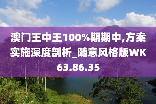 澳门王中王100%期期中,方案实施深度剖析_随意风格版WK63.86.35