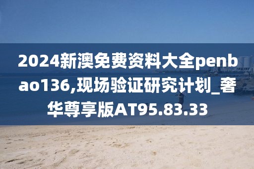 2024新澳免费资料大全penbao136,现场验证研究计划_奢华尊享版AT95.83.33