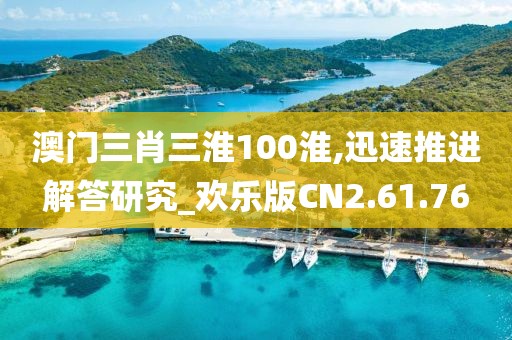 澳门三肖三淮100淮,迅速推进解答研究_欢乐版CN2.61.76