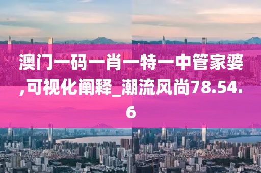 澳门一码一肖一特一中管家婆,可视化阐释_潮流风尚78.54.6