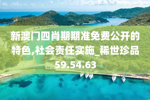 新澳门四肖期期准免费公开的特色,社会责任实施_稀世珍品59.54.63