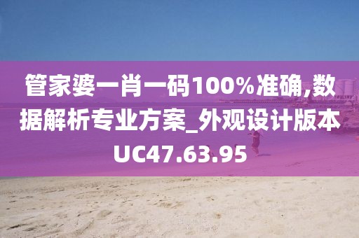 管家婆一肖一码100%准确,数据解析专业方案_外观设计版本UC47.63.95