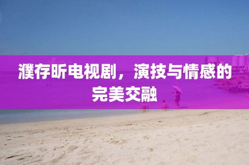 濮存昕电视剧，演技与情感的完美交融