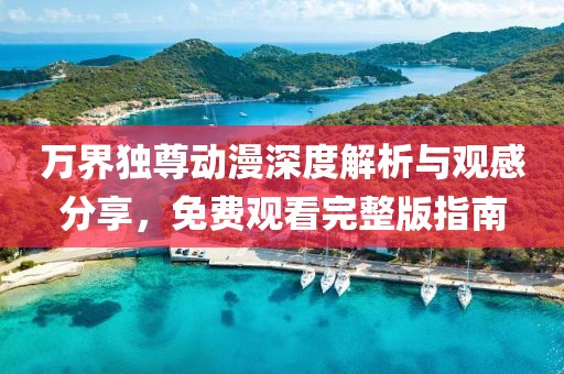 万界独尊动漫深度解析与观感分享，免费观看完整版指南