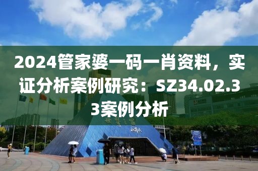 2024管家婆一码一肖资料，实证分析案例研究：SZ34.02.33案例分析
