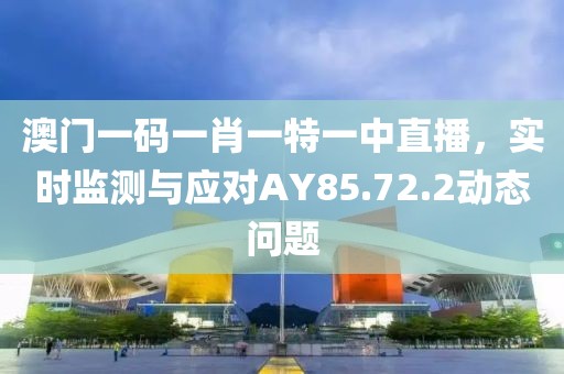 澳门一码一肖一特一中直播，实时监测与应对AY85.72.2动态问题