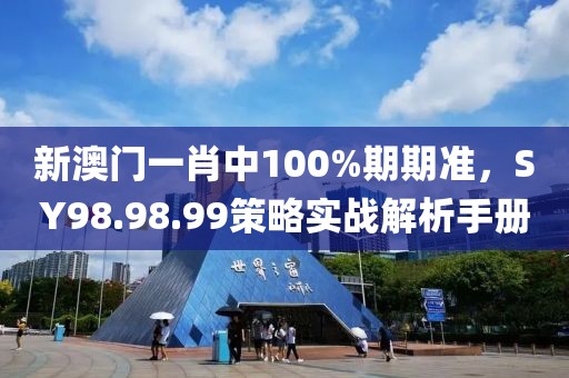 新澳门一肖中100%期期准，SY98.98.99策略实战解析手册