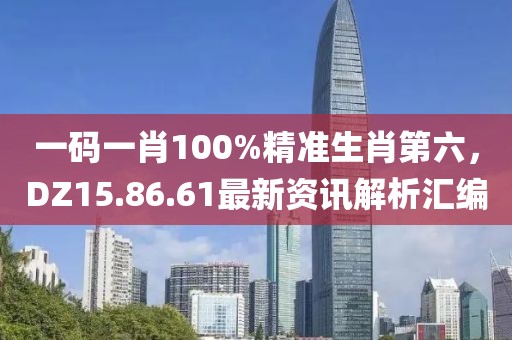 一码一肖100%精准生肖第六，DZ15.86.61最新资讯解析汇编