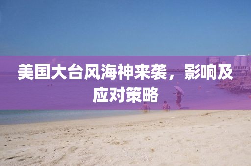 美国大台风海神来袭，影响及应对策略