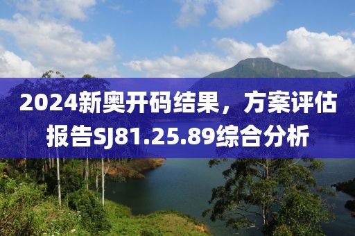 2024新奥开码结果，方案评估报告SJ81.25.89综合分析