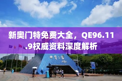新奥门特免费大全，QE96.11.9权威资料深度解析