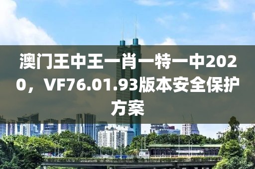 澳门王中王一肖一特一中2020，VF76.01.93版本安全保护方案
