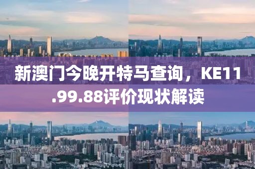 新澳门今晚开特马查询，KE11.99.88评价现状解读