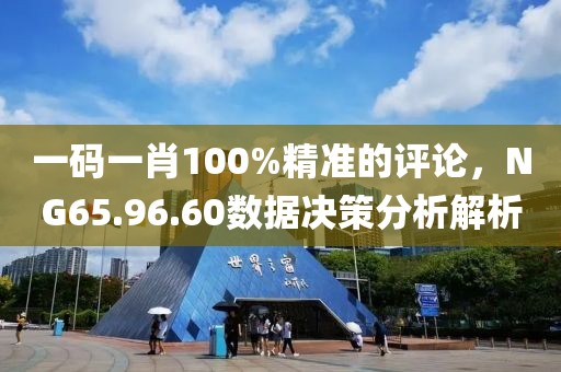 一码一肖100%精准的评论，NG65.96.60数据决策分析解析