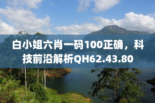 白小姐六肖一码100正确，科技前沿解析QH62.43.80