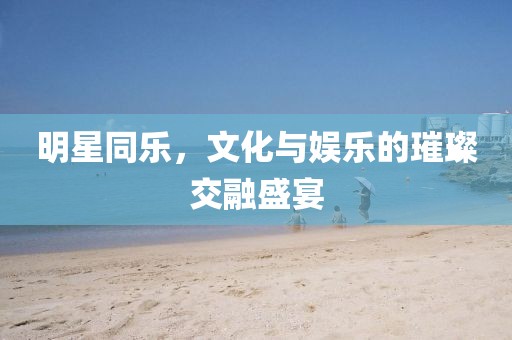 明星同乐，文化与娱乐的璀璨交融盛宴