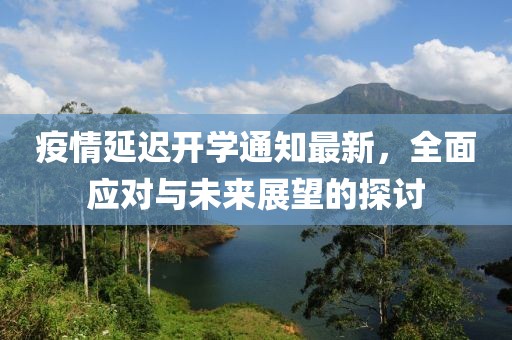 疫情延迟开学通知最新，全面应对与未来展望的探讨