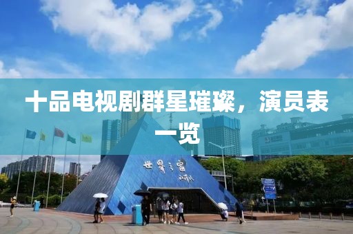 十品电视剧群星璀璨，演员表一览