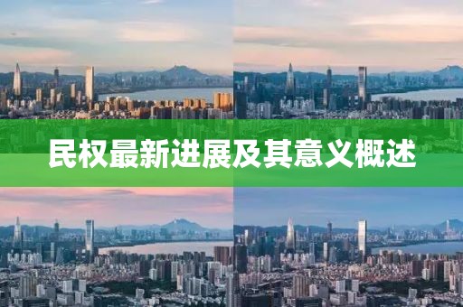 民权最新进展及其意义概述