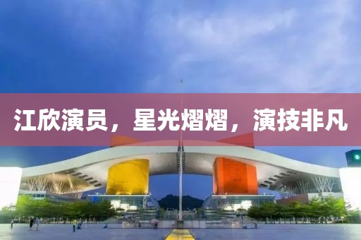江欣演员，星光熠熠，演技非凡