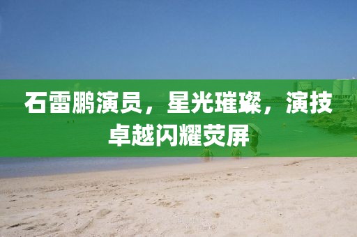石雷鹏演员，星光璀璨，演技卓越闪耀荧屏