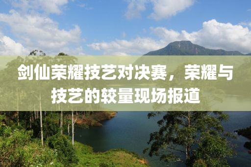 剑仙荣耀技艺对决赛，荣耀与技艺的较量现场报道