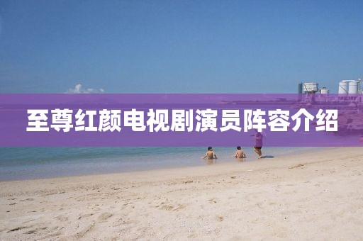 至尊红颜电视剧演员阵容介绍