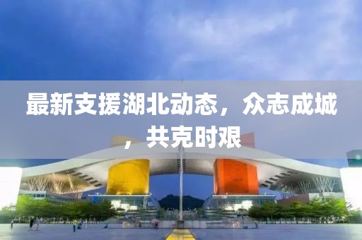 最新支援湖北动态，众志成城，共克时艰