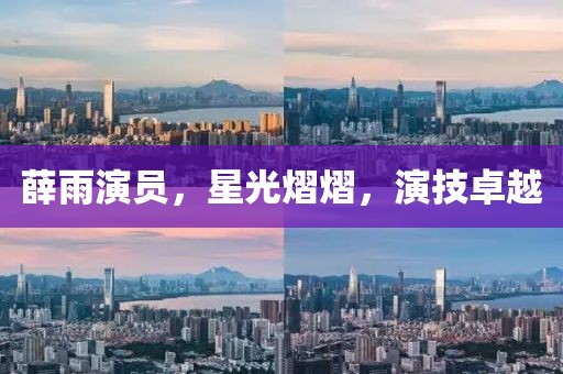 薛雨演员，星光熠熠，演技卓越