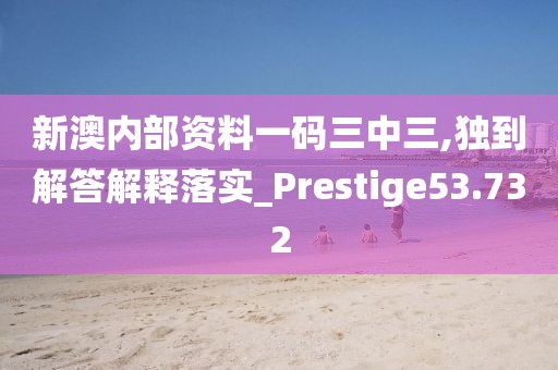 新澳内部资料一码三中三,独到解答解释落实_Prestige53.732