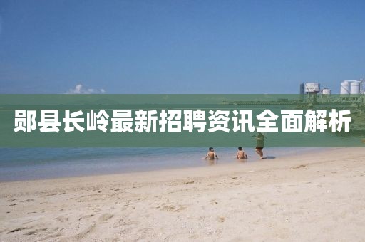 郧县长岭最新招聘资讯全面解析