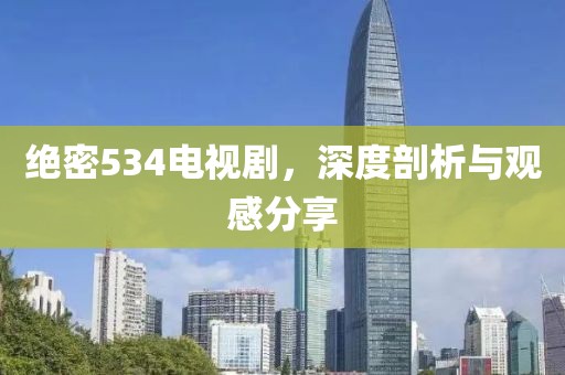 绝密534电视剧，深度剖析与观感分享