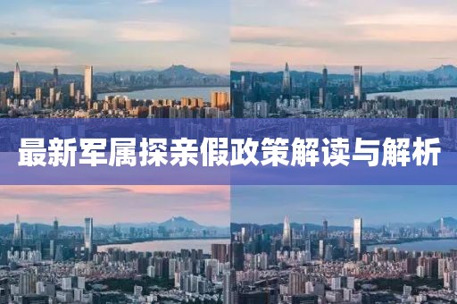 最新军属探亲假政策解读与解析