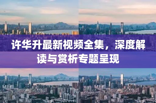 许华升最新视频全集，深度解读与赏析专题呈现