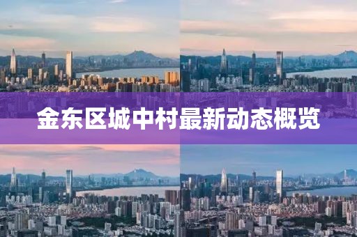 金东区城中村最新动态概览