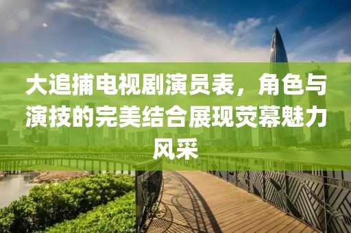 大追捕电视剧演员表，角色与演技的完美结合展现荧幕魅力风采