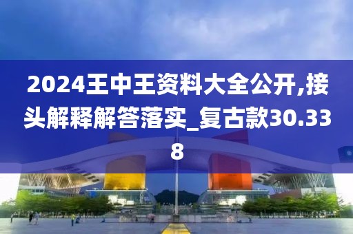 2024王中王资料大全公开,接头解释解答落实_复古款30.338