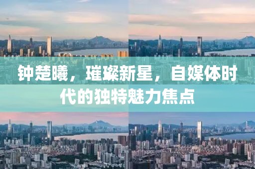 钟楚曦，璀璨新星，自媒体时代的独特魅力焦点
