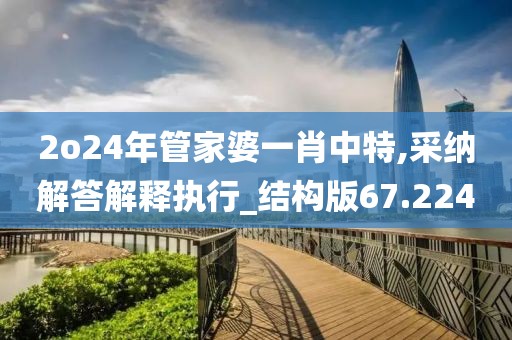 2o24年管家婆一肖中特,采纳解答解释执行_结构版67.224