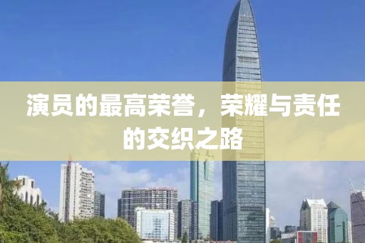 演员的最高荣誉，荣耀与责任的交织之路