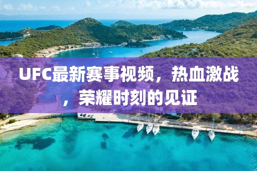 UFC最新赛事视频，热血激战，荣耀时刻的见证
