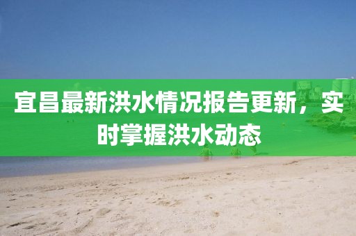宜昌最新洪水情况报告更新，实时掌握洪水动态