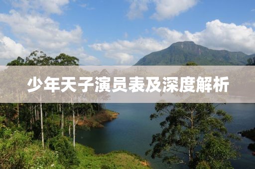 少年天子演员表及深度解析