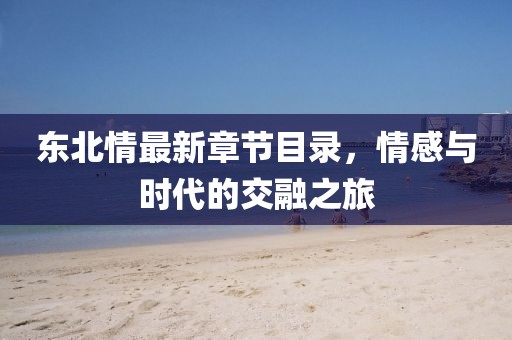 东北情最新章节目录，情感与时代的交融之旅