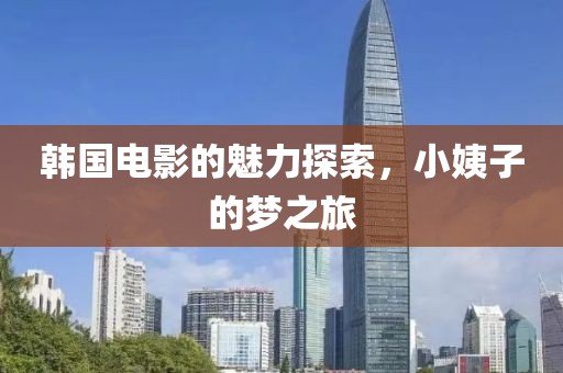 韩国电影的魅力探索，小姨子的梦之旅