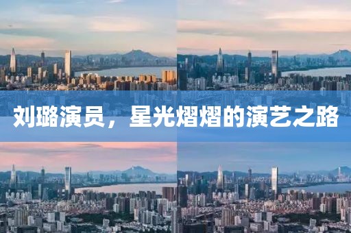 刘璐演员，星光熠熠的演艺之路